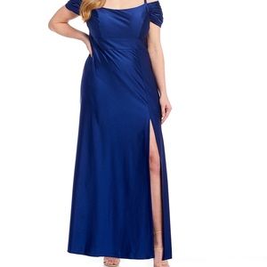 Beautiful Brand new with tag royal blue plus size evening dress